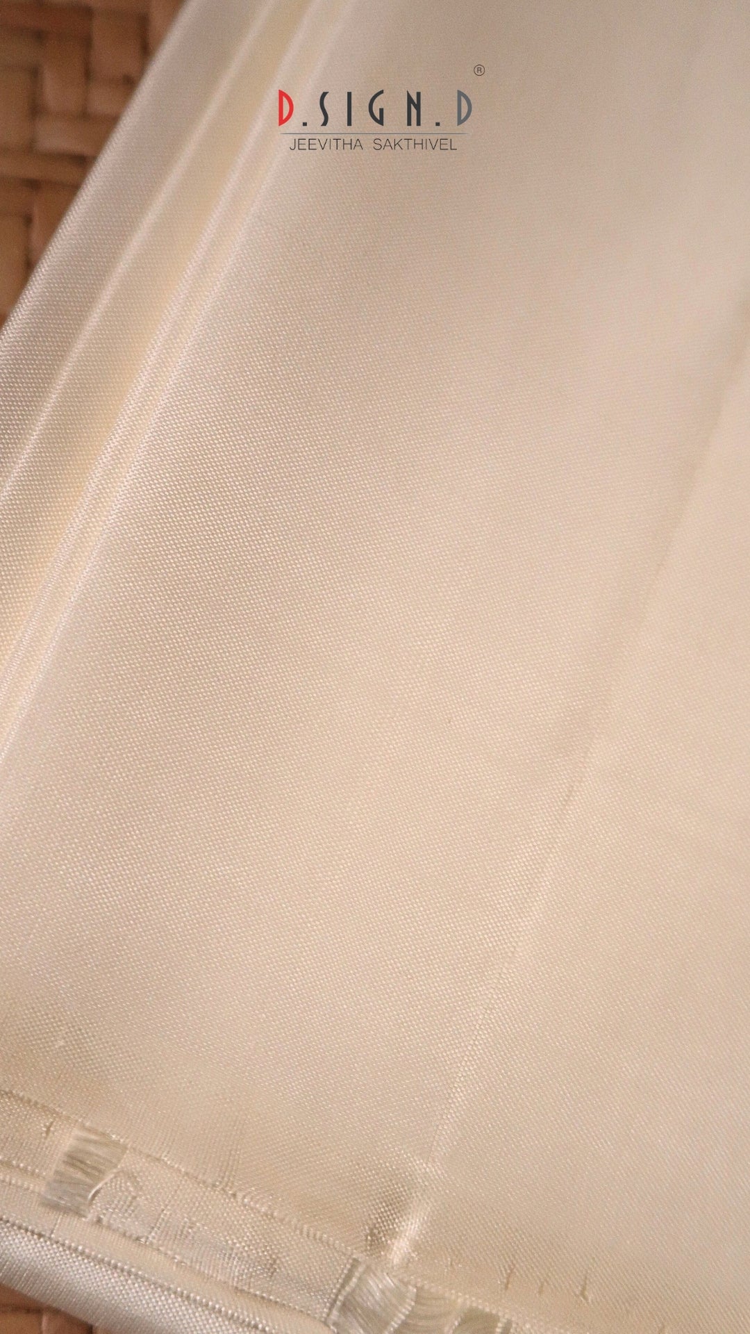 White Handloom Silk Shirt Material