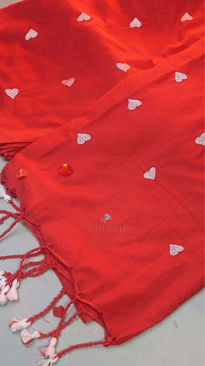 Avira heart Mul Saree