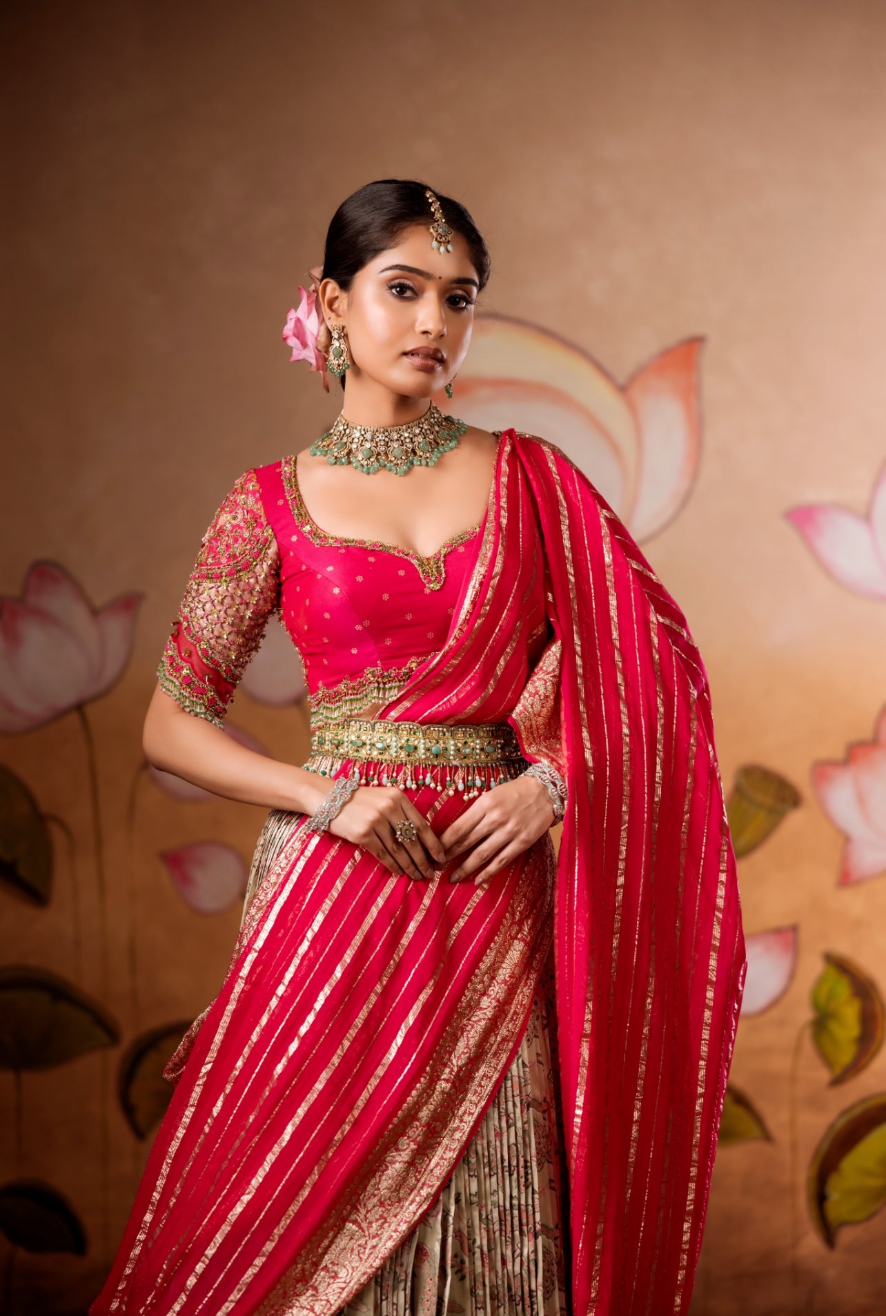 Paithani Half Saree