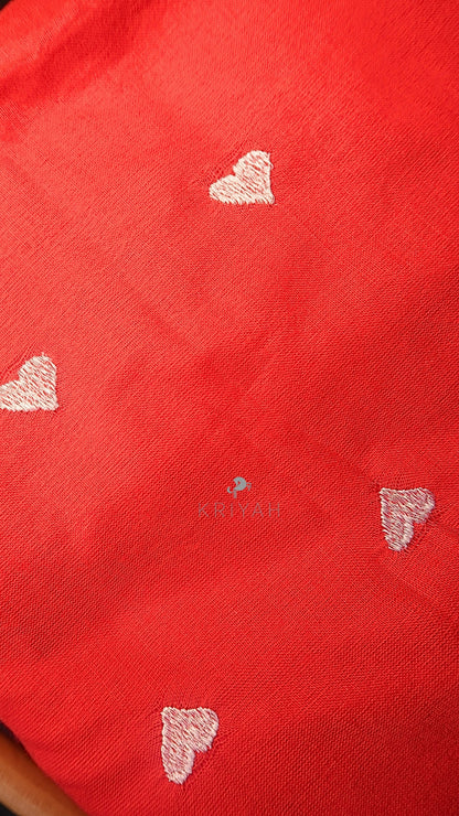 Avira heart Mul Saree