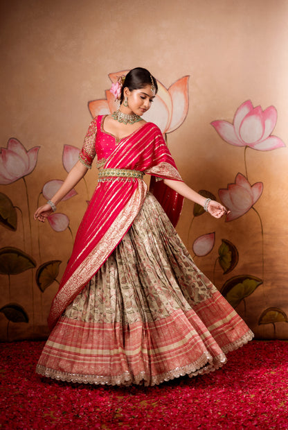 Paithani Half Saree