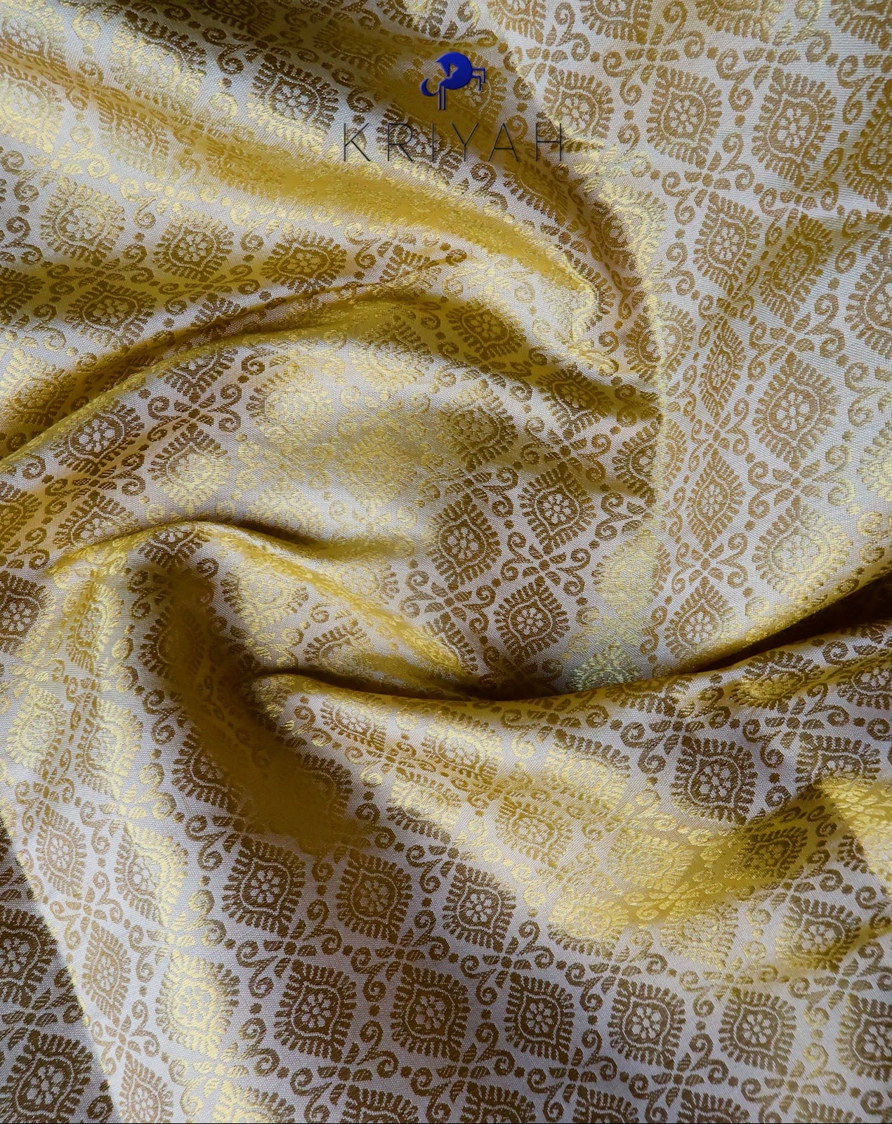 Gold Semi Kancheevaram Saree