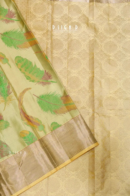 LEAF TWILL SILK SAREE