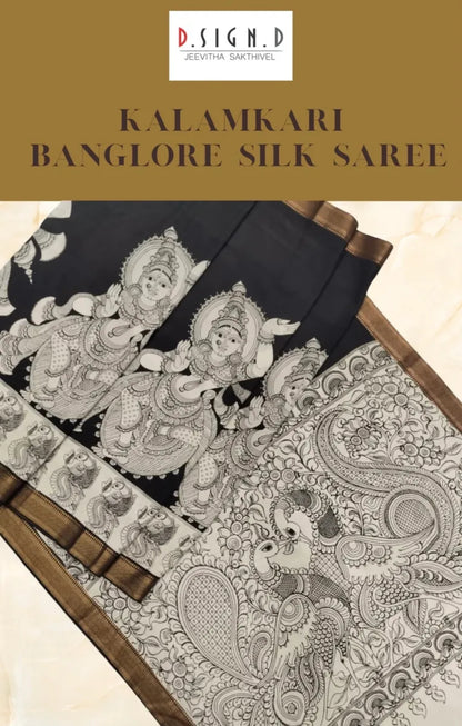 Kalamkari Banglore Silk Saree