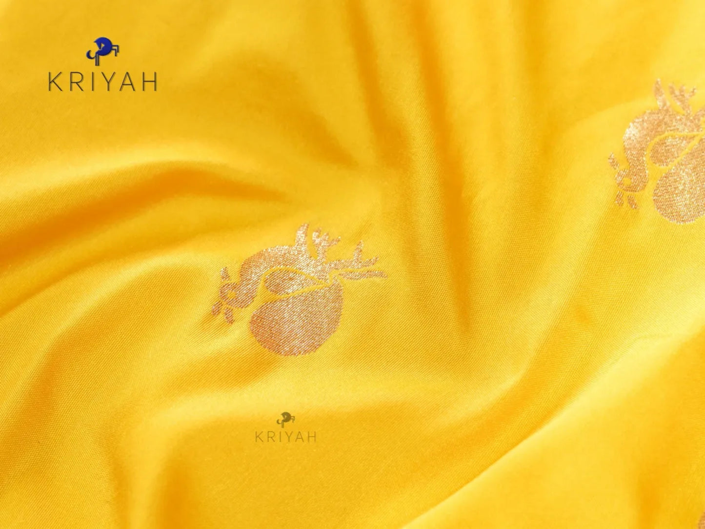 Yellow Paithani saree