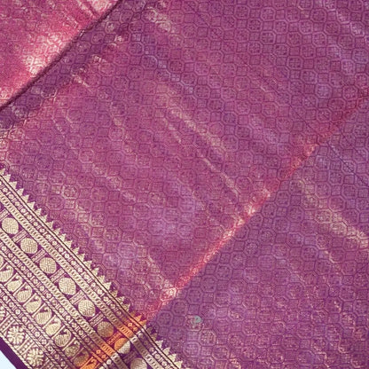 KALAMKARI PRINTED TUSSAR SILK SAREE