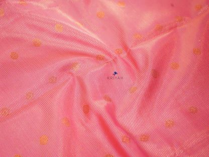 FLAMINGO PINK VAIRA OOSI SAREE