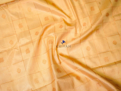 BUFF ZARI KATTAM SAREE