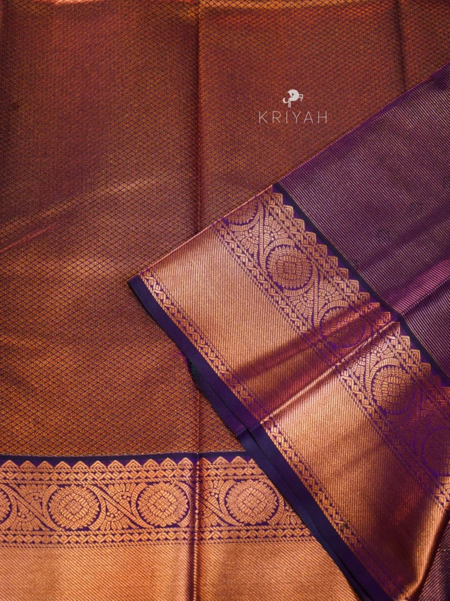 BEIGE VAIRA OOSI SAREE