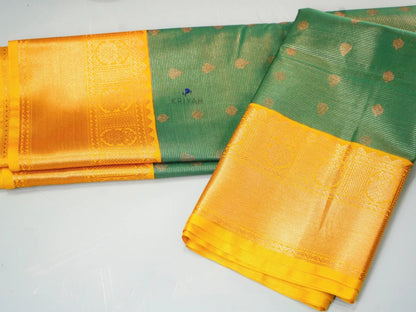 JADE GREEN VAIRA OOSI SAREE