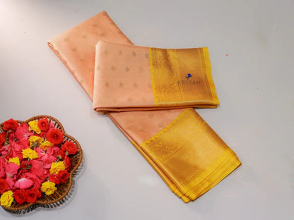 BLUSH PEACH VAIRA OOSI SAREE