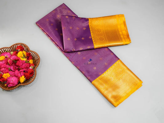 Plum vaira oosi saree