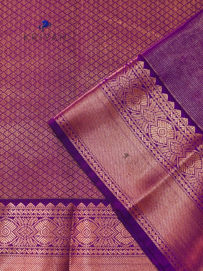 Oyster Grey vaira oosi saree