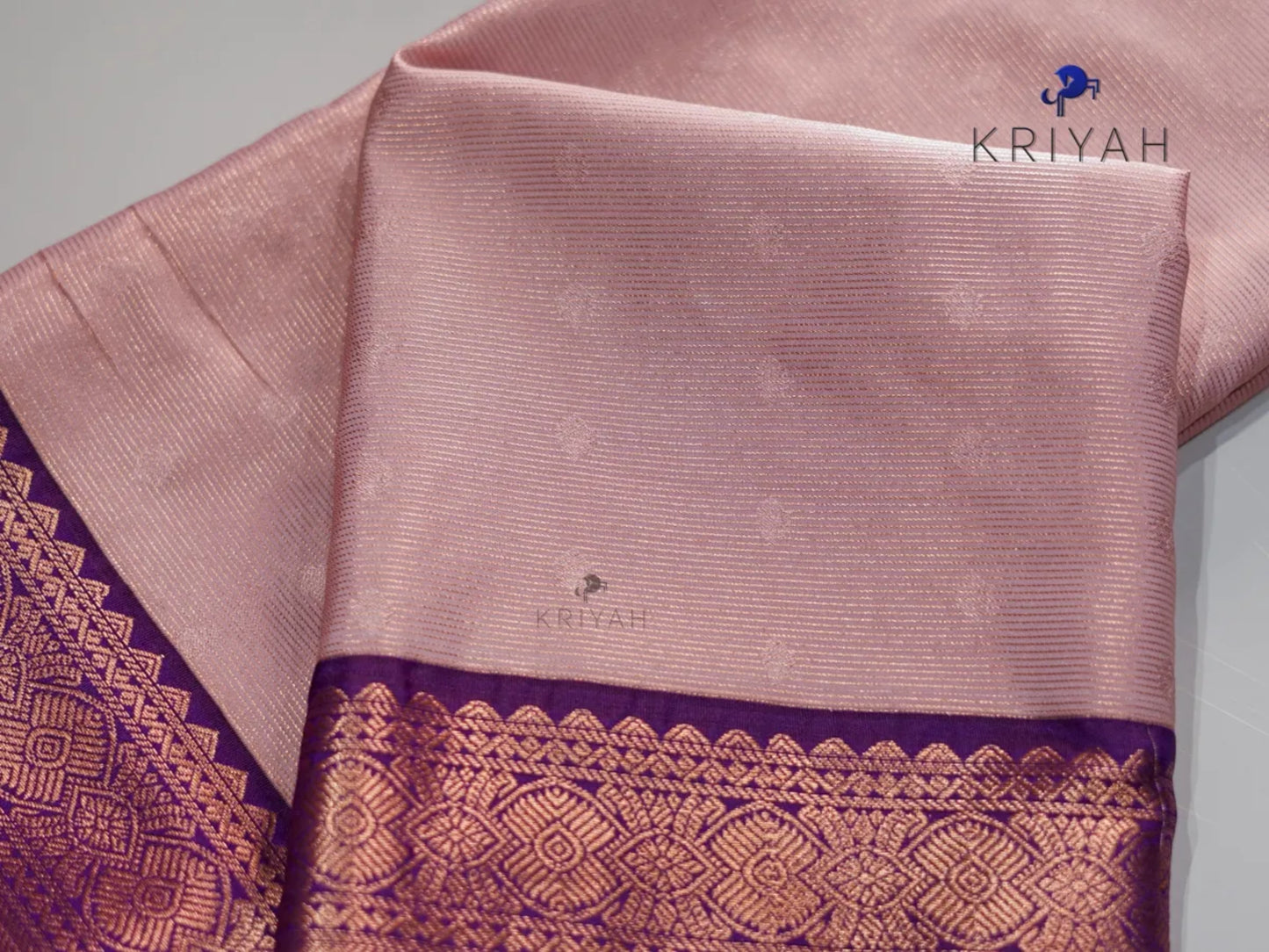 Quartz pink vaira oosi saree