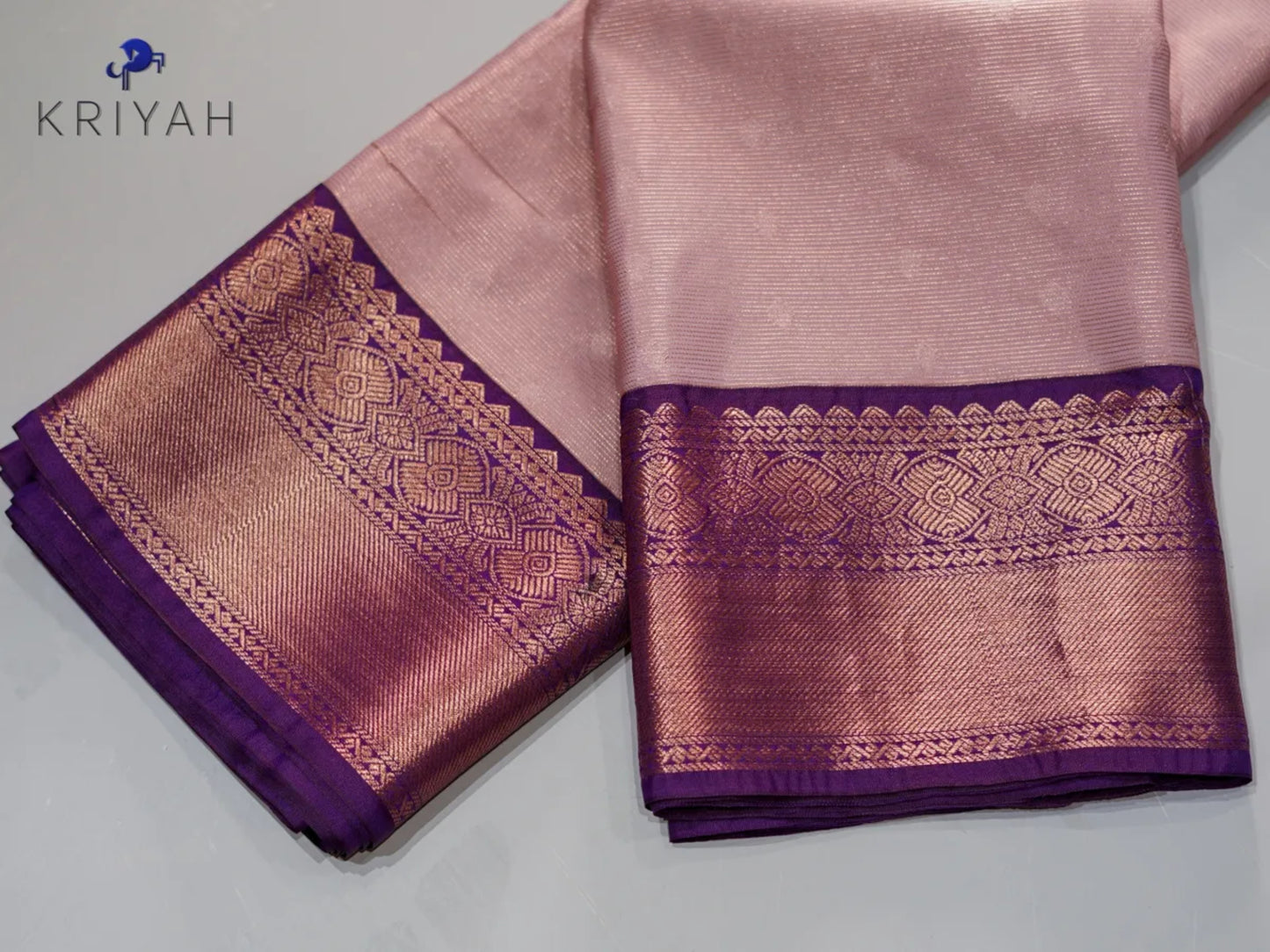 Quartz pink vaira oosi saree