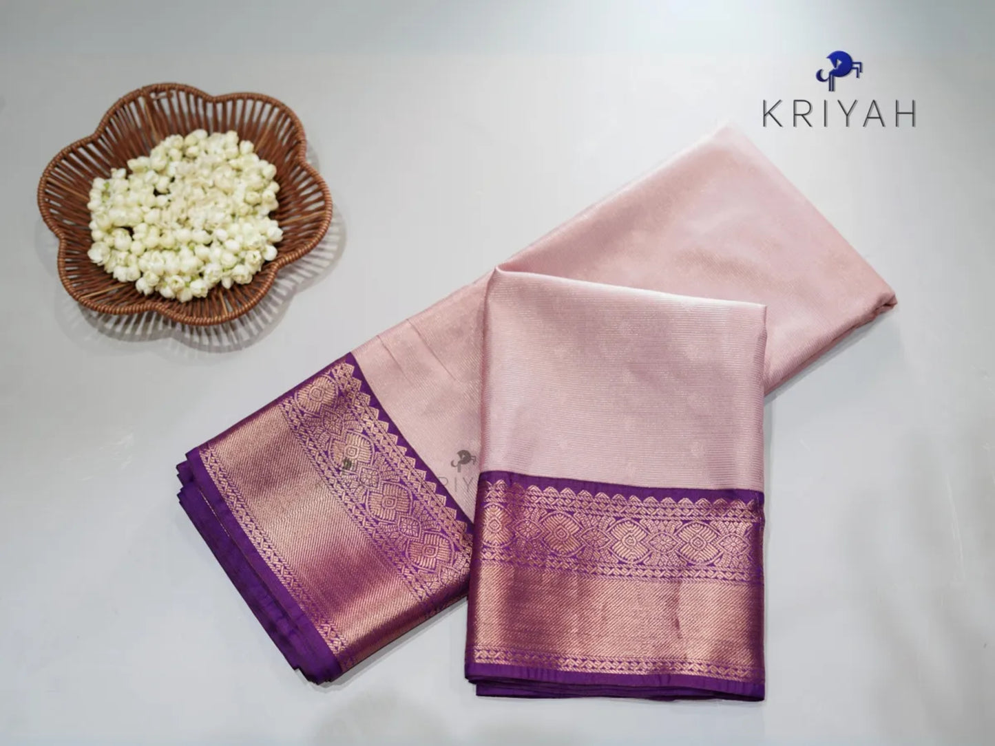 Quartz pink vaira oosi saree