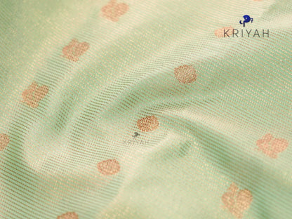 Pastel Green Vaira Oosi saree