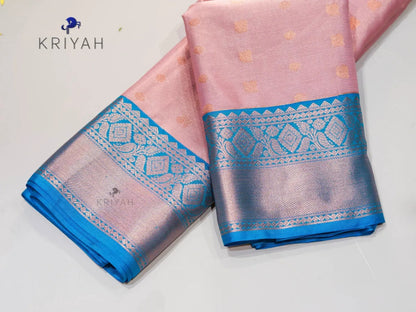 Quartz pink Vaira Oosi saree