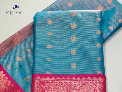 Blue Vaira Oosi saree