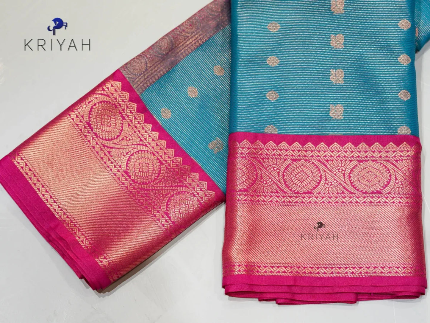 Blue Vaira Oosi saree