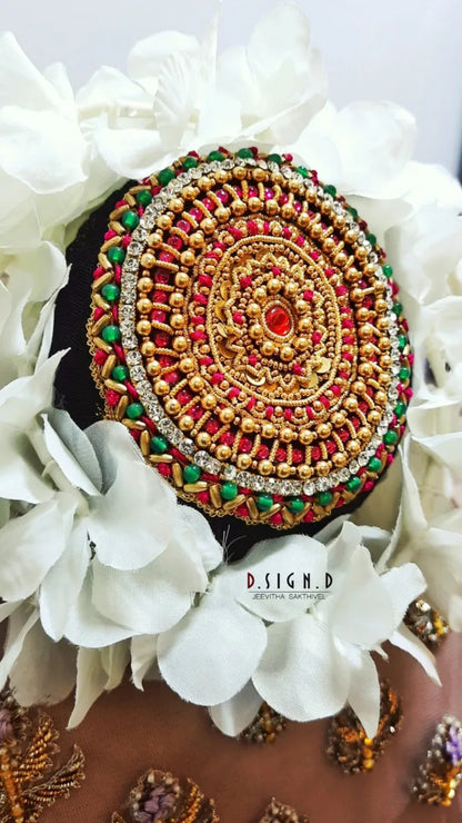 Red beaded Rakodi