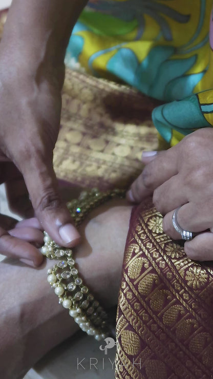 KALAMKARI PRINTED TUSSAR SILK SAREE