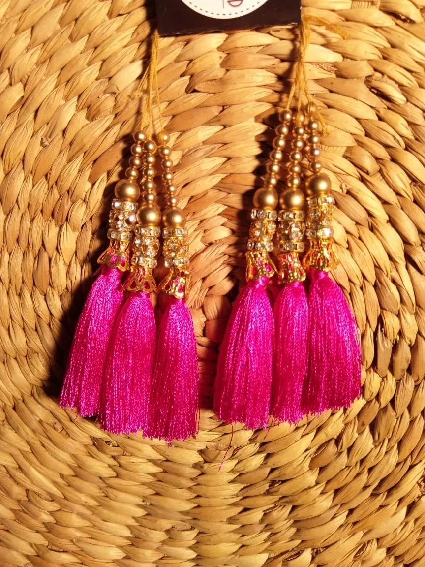 Fuscia Tassel