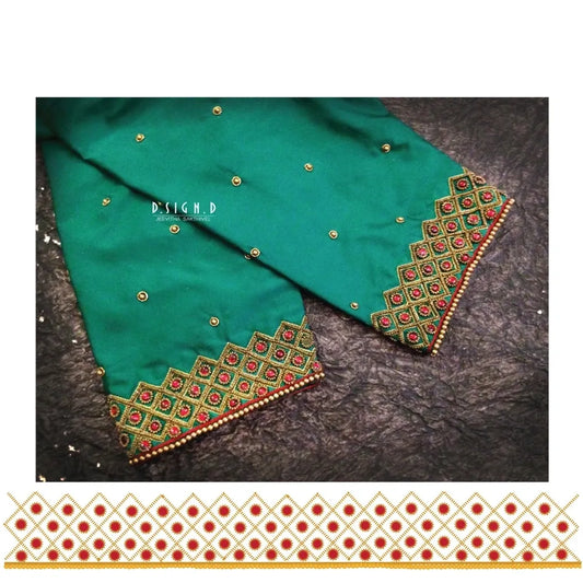 Green Silk Blouse