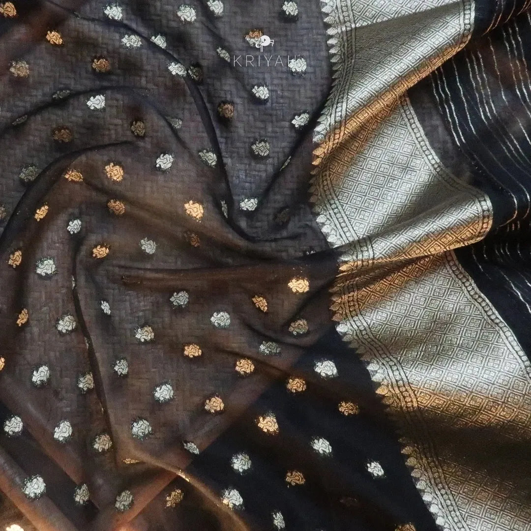 Kora Silk Banarasi Saree