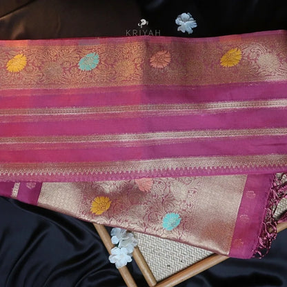 Kora Silk Banarasi Saree