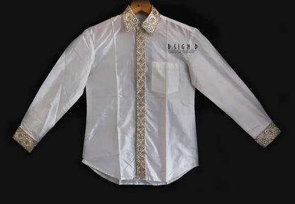 White Silk Shirt