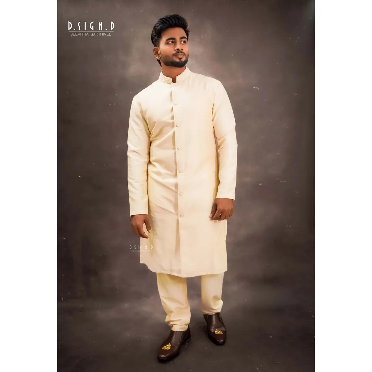 Pastel Jacket kurta set