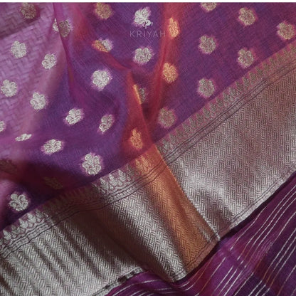 Kora Silk Banarasi Saree