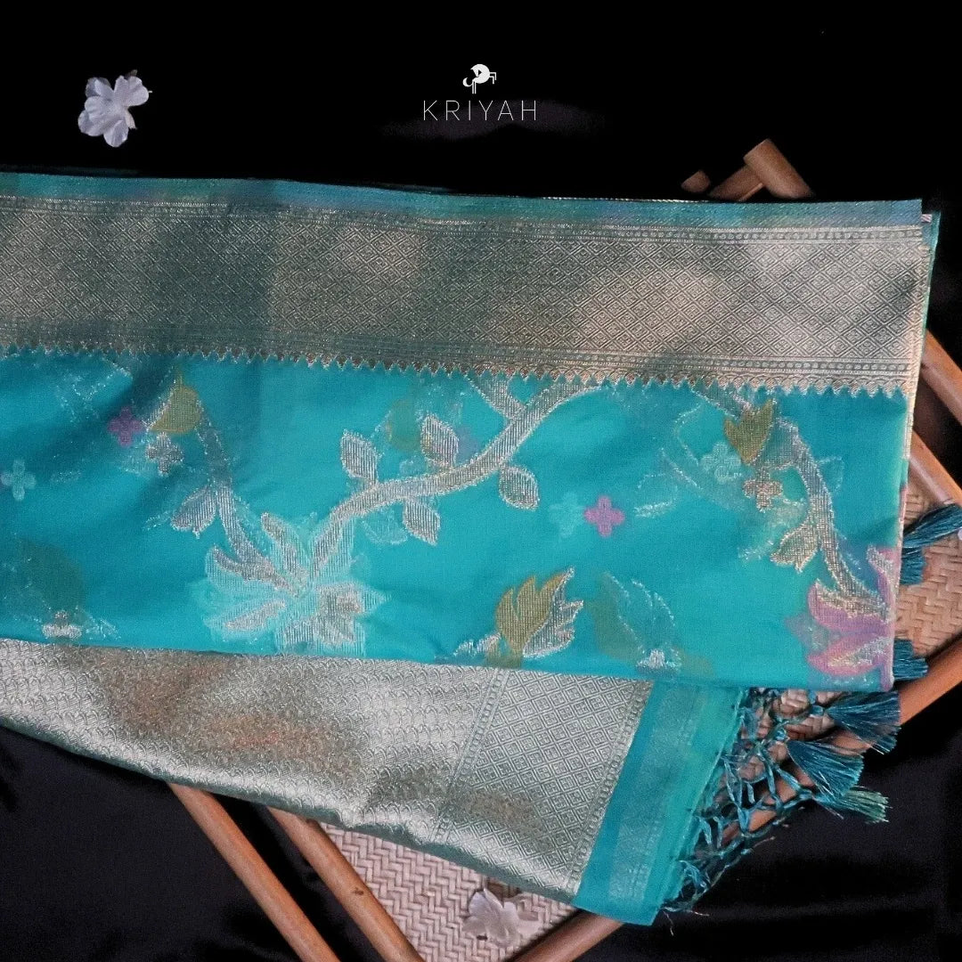 Kora Silk Banarasi Saree